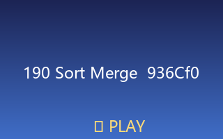 Sort Merge 936Cf0