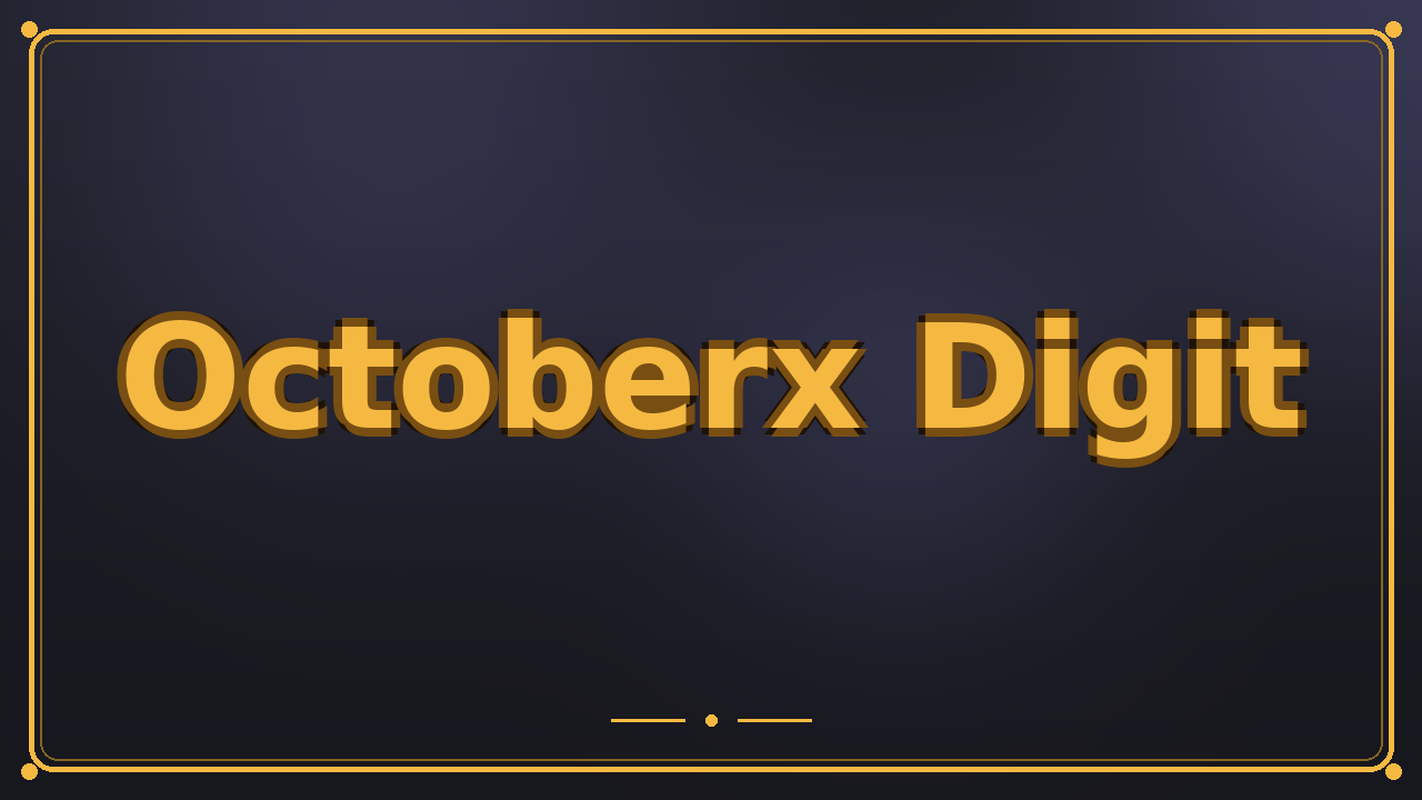Octoberx Digit